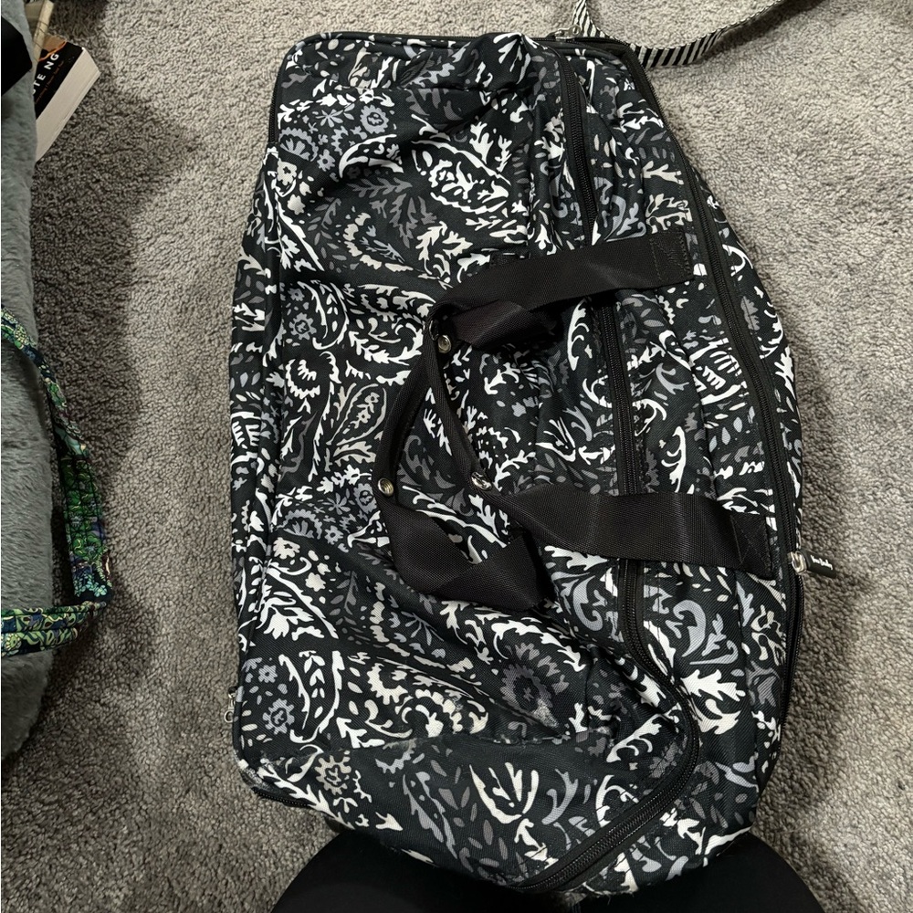Vera Bradley rolling duffel bag